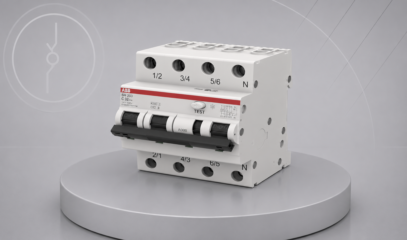 ABB DS203NC Series RCBO