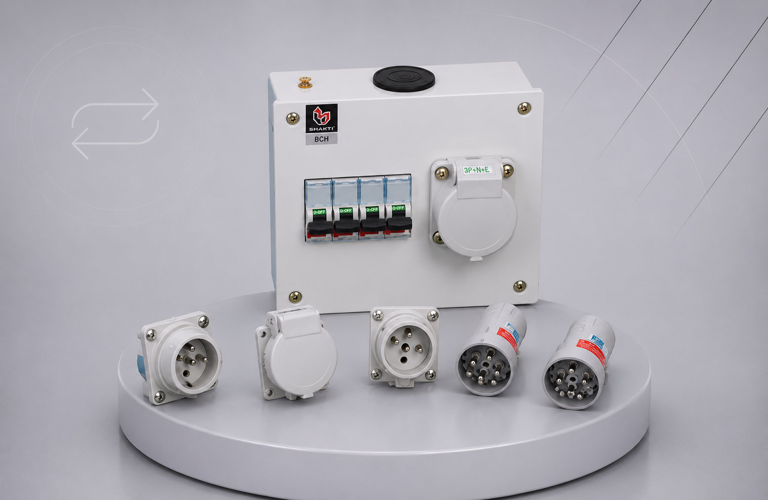 Heavy Duty Metal Plug & Socket Box