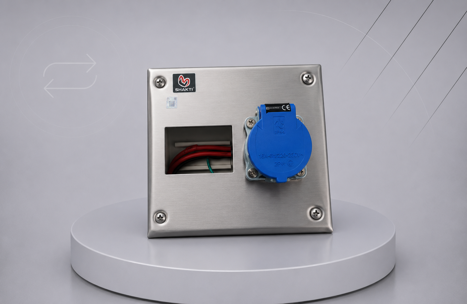Stainless Steel Cover Plug & Socket Box